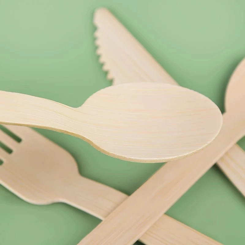 Disposable Bamboo Spoons And Forks